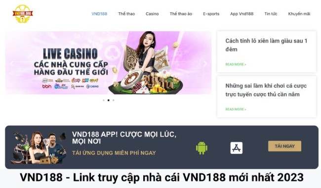 Chủ động truy cập đường dẫn tại nhà cái Vnd188