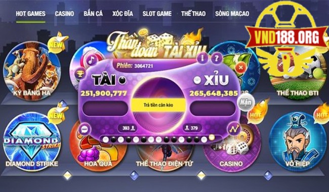 Game đánh bài đổi thưởng Tài xỉu